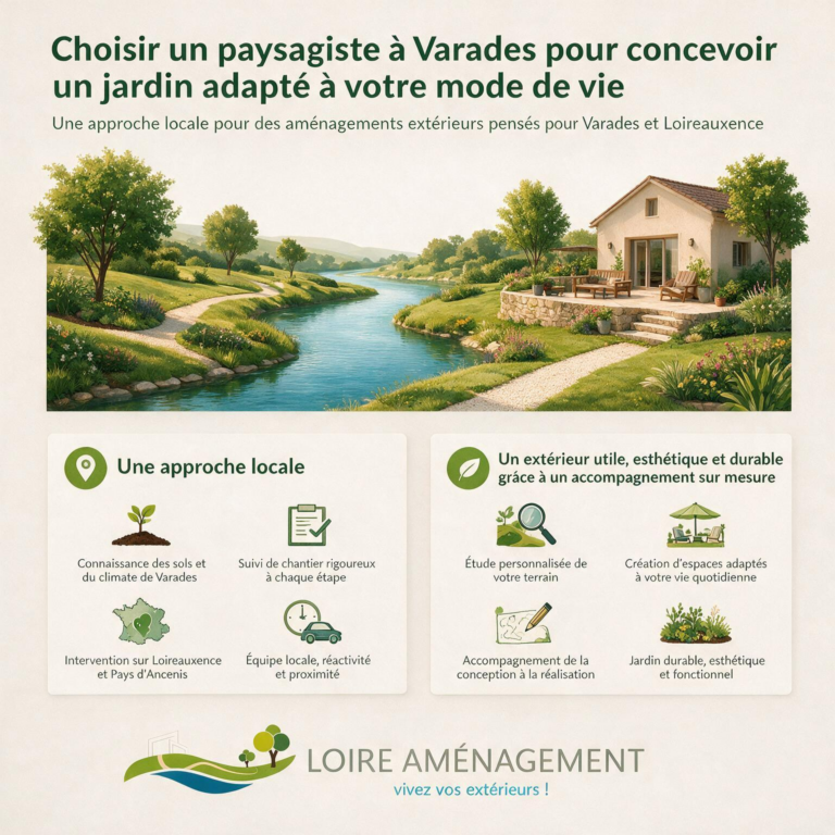 Paysagiste à Varades, jardin au bord de rivière